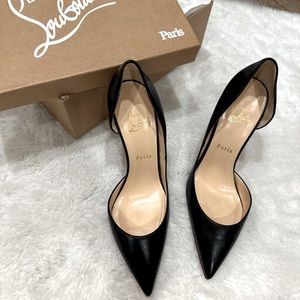 Christian Louboutin “Iriza” black stilettos 39.5